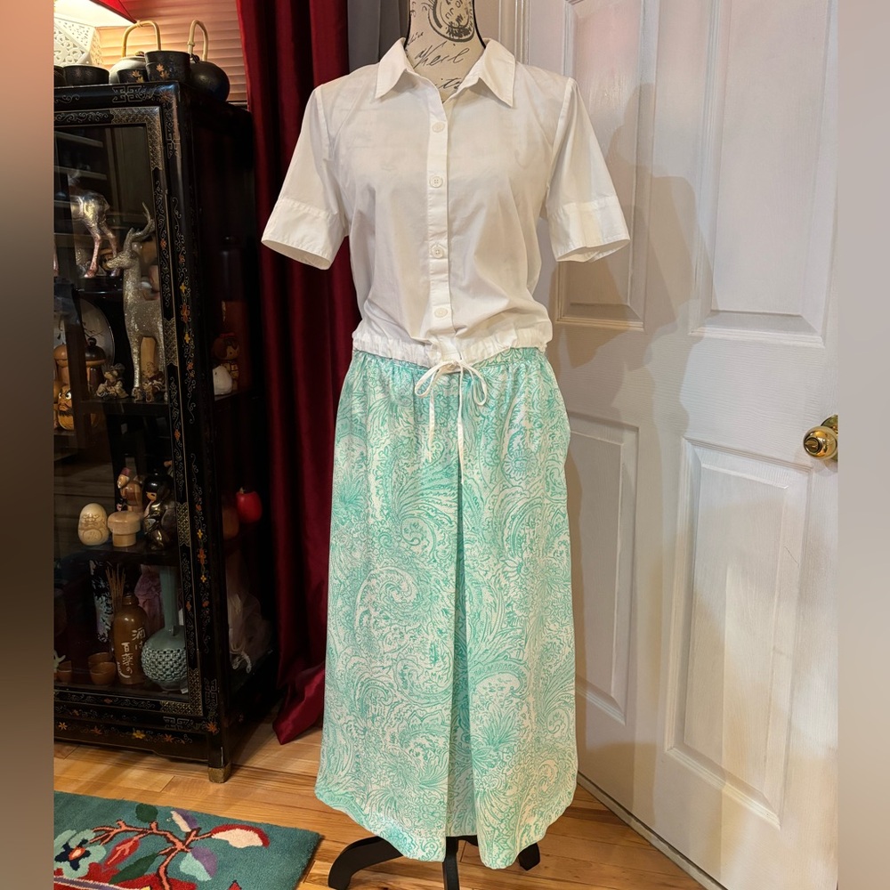 Vintage Pykettes Floral Sheer Skirt